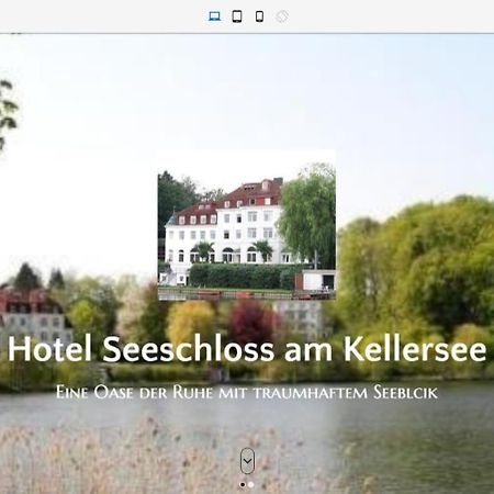 See Schlosshotel Am Kellersee Eutin Zewnętrze zdjęcie